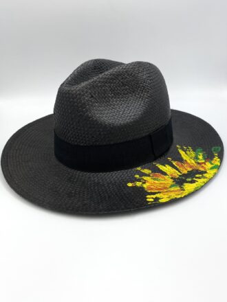 Ζωγραφισμένο καπέλο με ηλιοτρόπιο