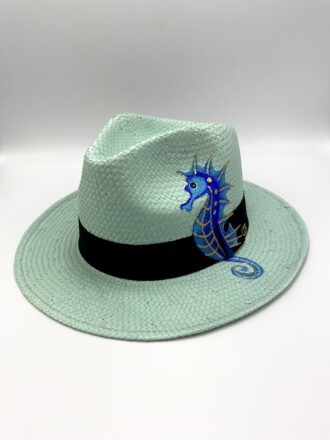 Ζωγραφισμένο καπέλο ιππόκαμπος