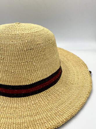 Ψάθινο καπέλο υφαντό στο χέρι