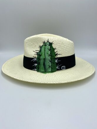 Ζωγραφισμένο καπέλο με σχέδιο κάκτου