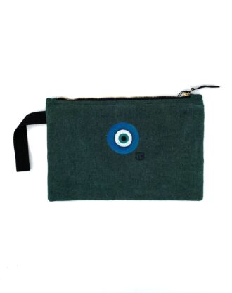 Υφασμάτινο τσαντάκι φάκελος με μάτι