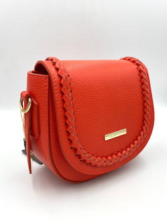 Δερμάτινη τσάντα χιαστή