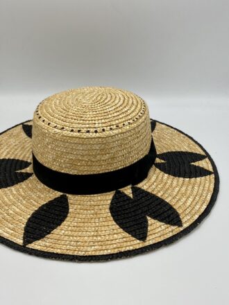 Ψάθινο ζωγραφισμένο καπέλο