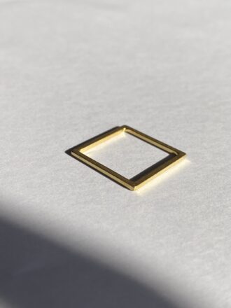 Ασημένιο επιχρυσωμένο δαχτυλίδι