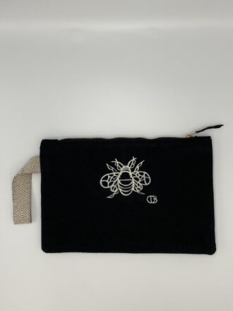 Μαύρο υφασμάτινο τσαντάκι φάκελος