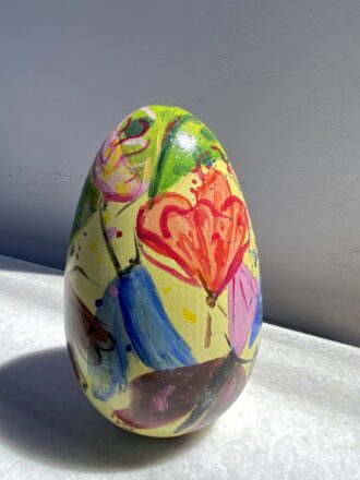 Ξύλινο αυγό ζωγραφισμένο στο χέρι