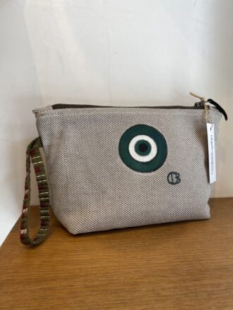 Υφασμάτινο τσαντάκι φάκελος με μάτι