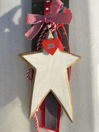 Γούρι ξύλινο αστέρι