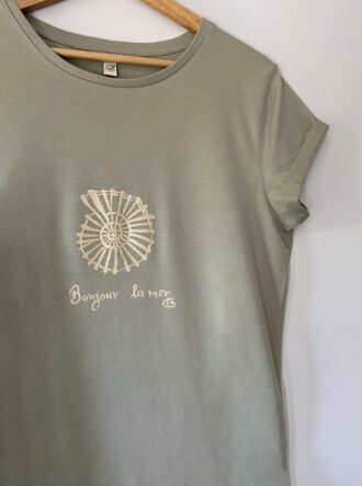 Μπλούζα με χρυσό κοχύλι