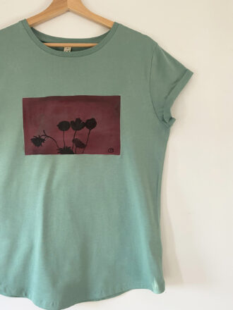 Μπλούζα με παπαρούνες