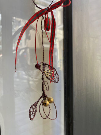 Χειροποίητο συρμάτινο κλαδί γκι